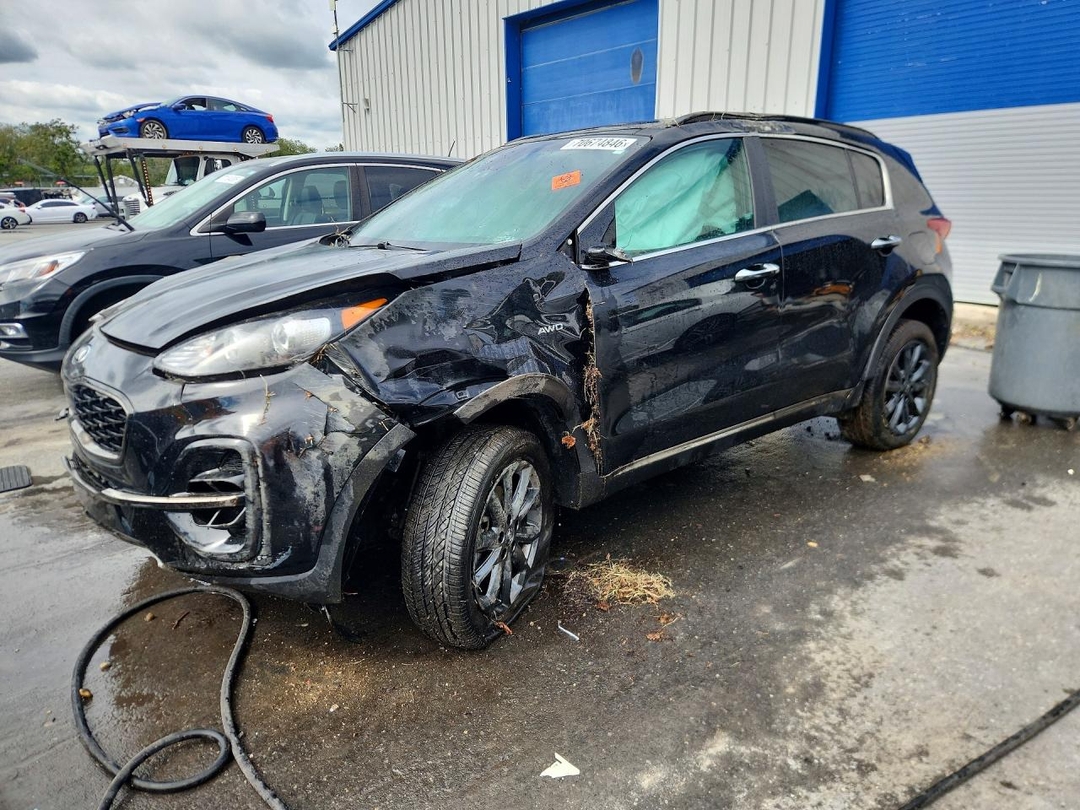 Vue de 2020 KIA SPORTAGE S, angle 1