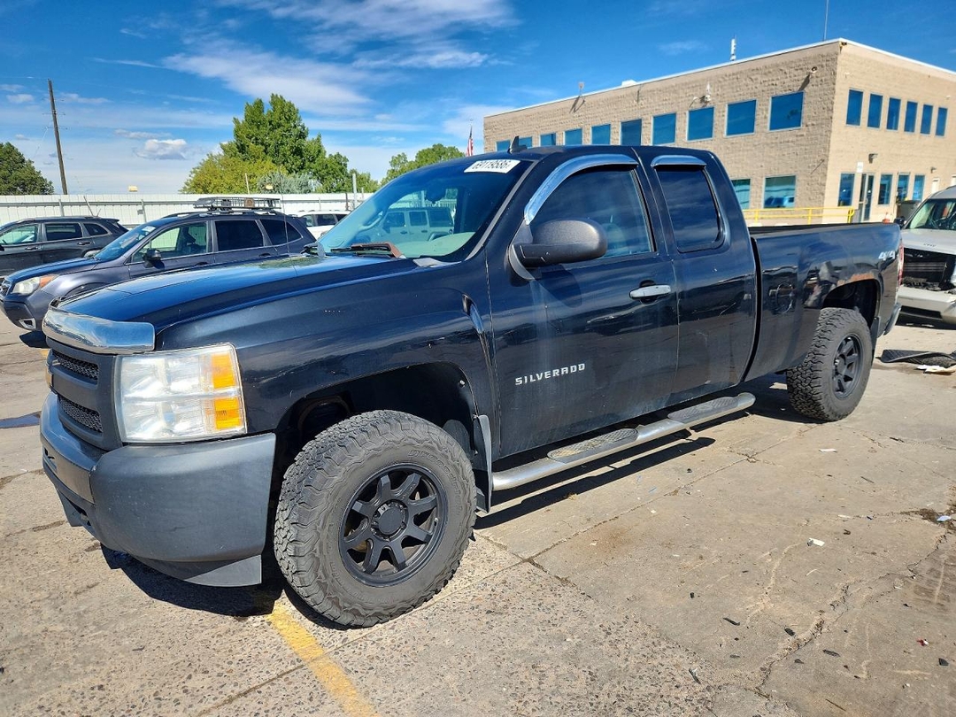 Vue de 2012 CHEVROLET SILVERADO K1500, angle 1