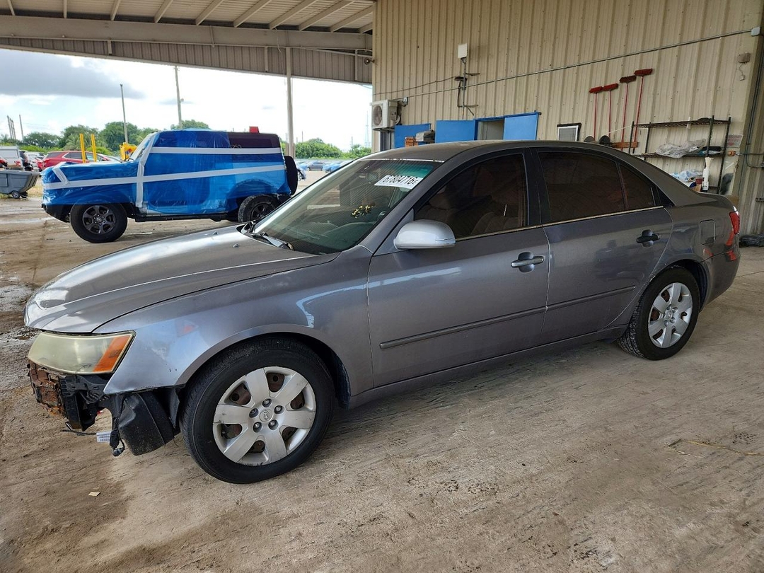 منظر 2007 HYUNDAI SONATA GLS، زاوية 1