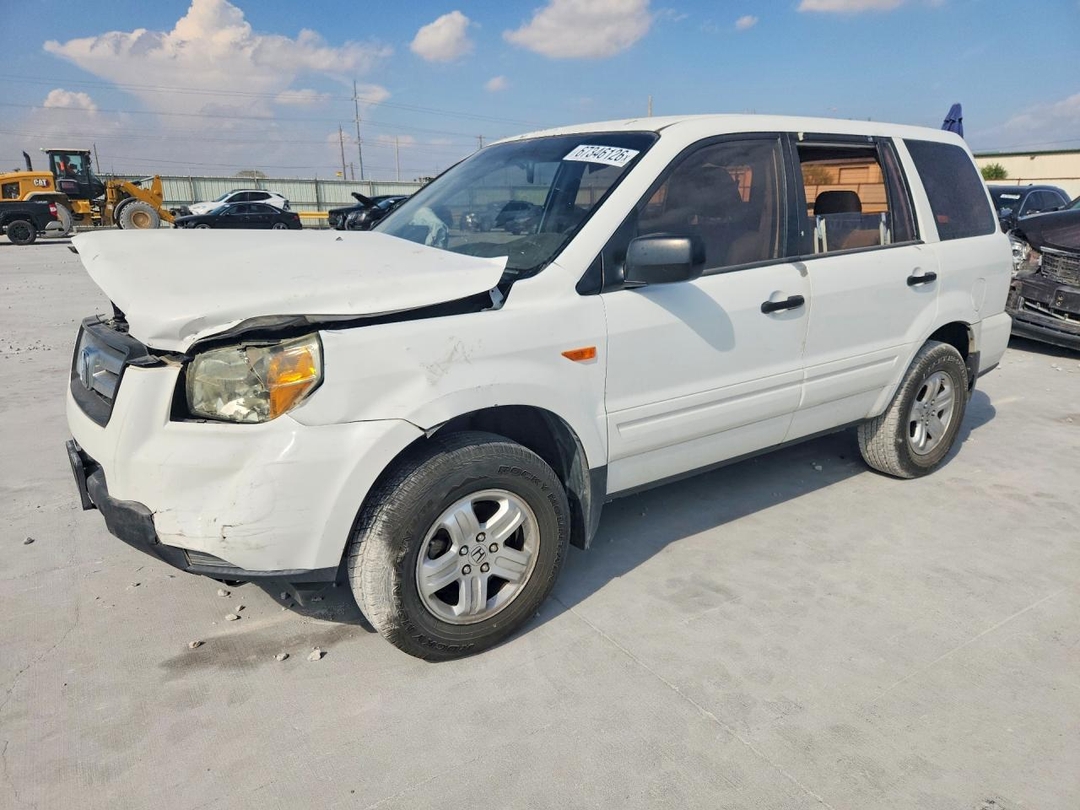 منظر 2007 HONDA PILOT LX، زاوية 1