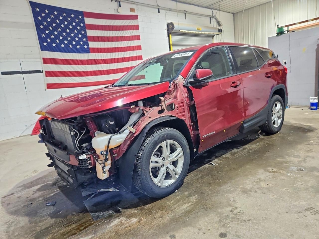 منظر 2019 GMC TERRAIN SLE، زاوية 1