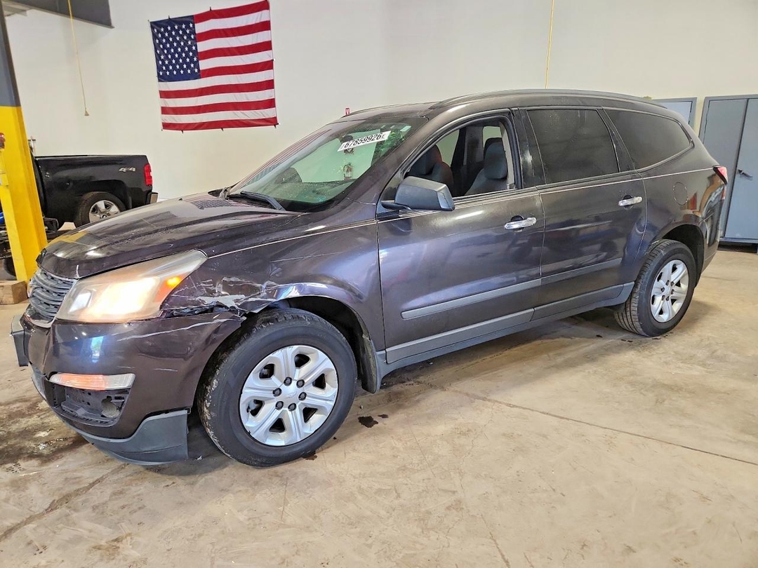 Vedere 2014 CHEVROLET TRAVERSE LS, unghi 1