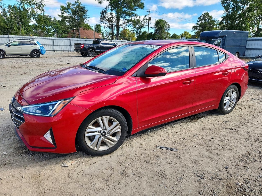 Vedere 2020 HYUNDAI ELANTRA SEL, unghi 1