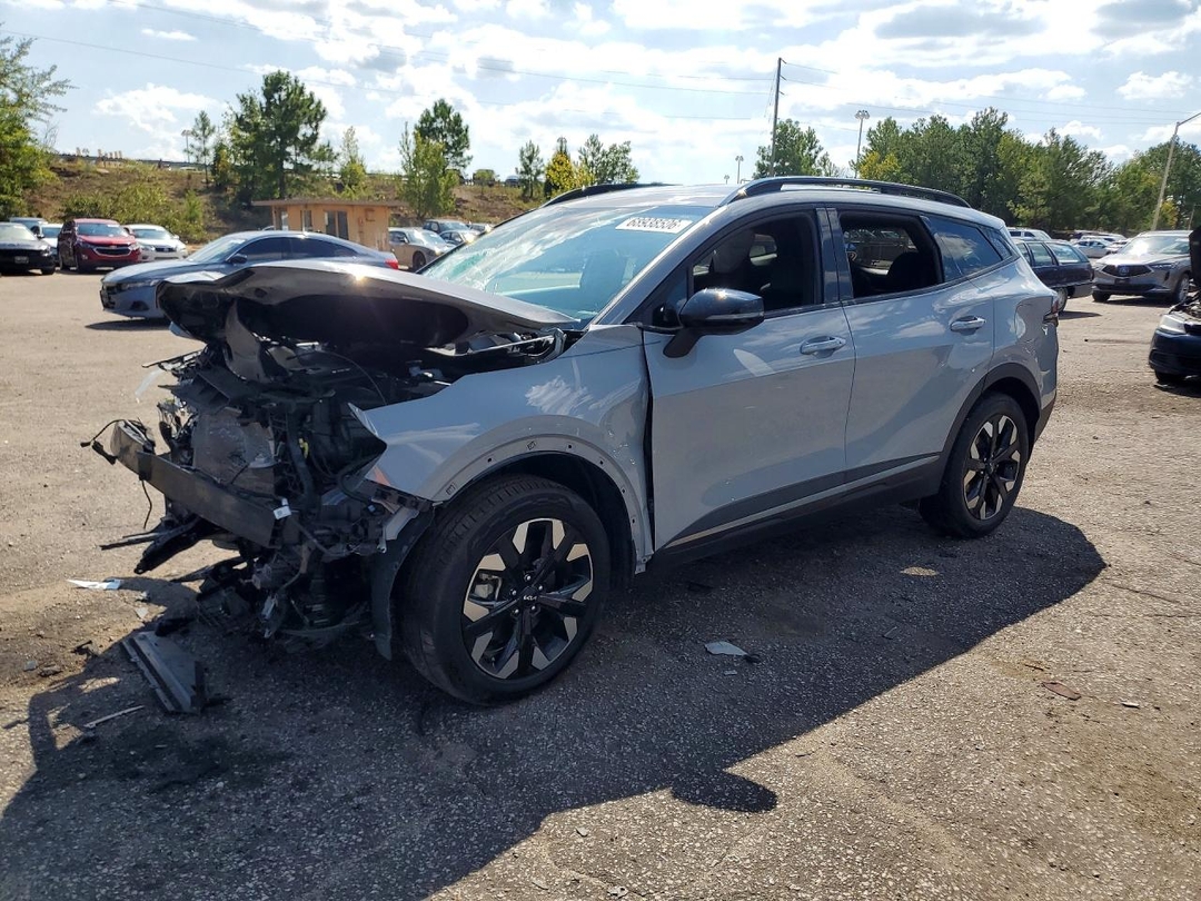 Vue de 2023 KIA SPORTAGE X LINE, angle 1