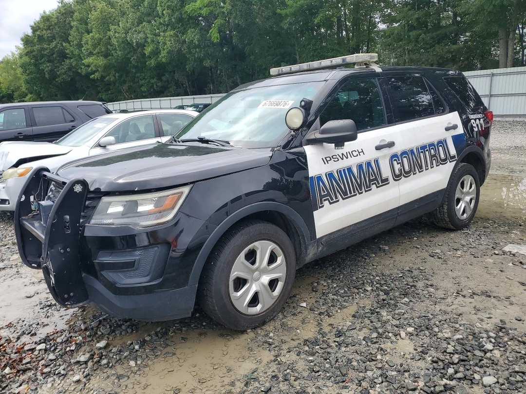 Vedere 2017 FORD EXPLORER POLICE INTERCEPTOR, unghi 1