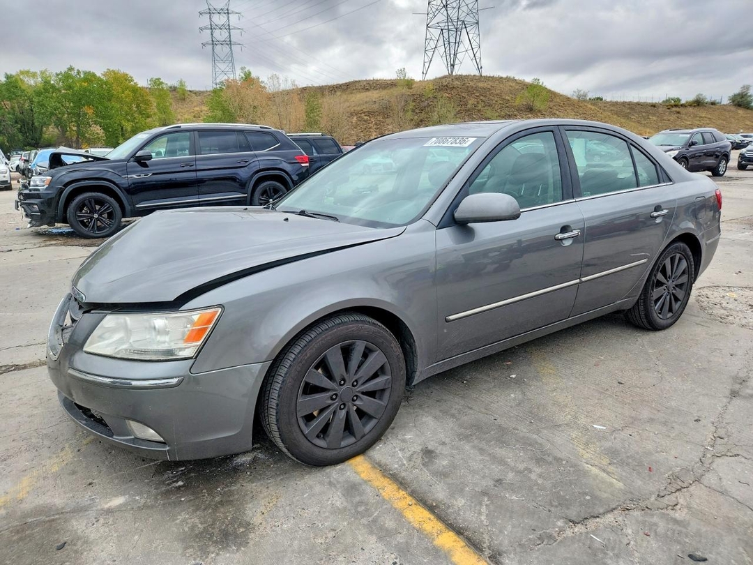 Vue de 2009 HYUNDAI SONATA LIMITED V6, angle 1