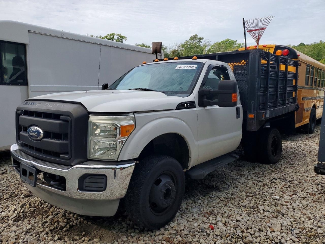 منظر 2011 FORD F350 SUPER DUTY DUMP FLATBED TRUCK، زاوية 1