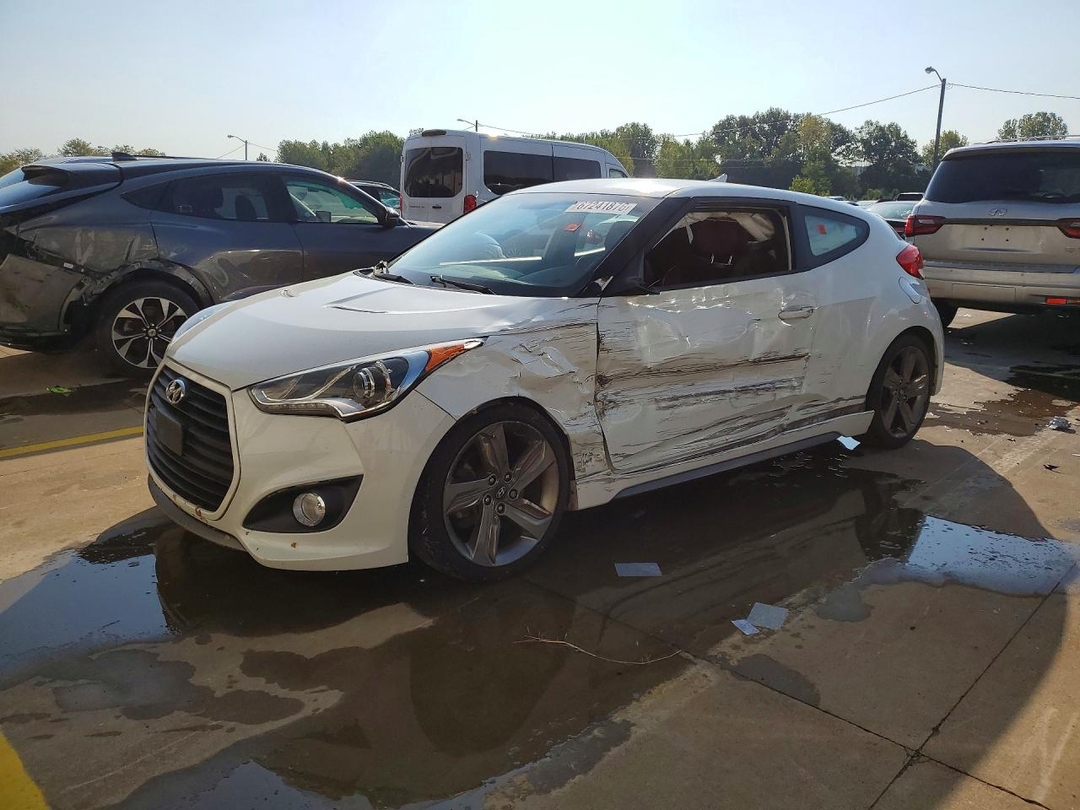 منظر 2015 HYUNDAI VELOSTER TURBO R-SPEC، زاوية 1