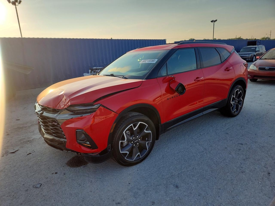 Vista de 2021 CHEVROLET BLAZER RS, ángulo 1