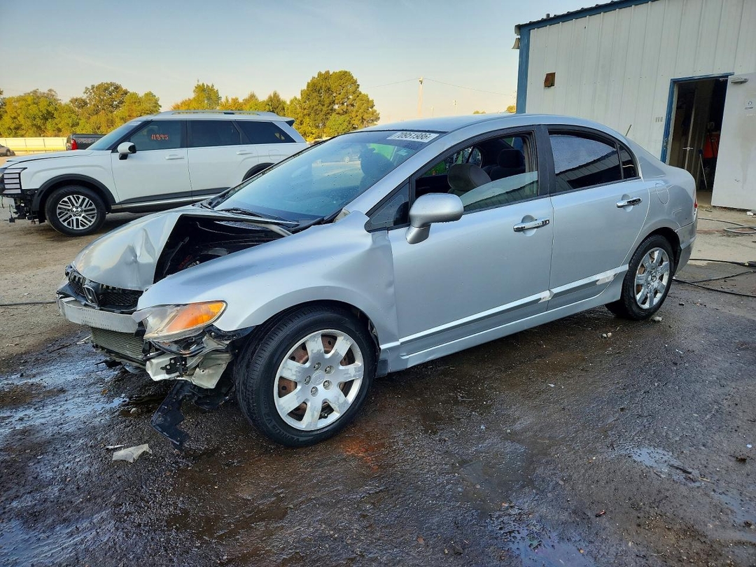 Vista de 2009 HONDA CIVIC LX, ángulo 1