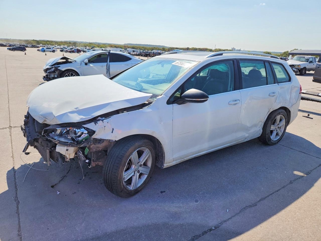 Vista de 2015 VOLKSWAGEN GOLF SPORTWAGEN TDI S, ángulo 1