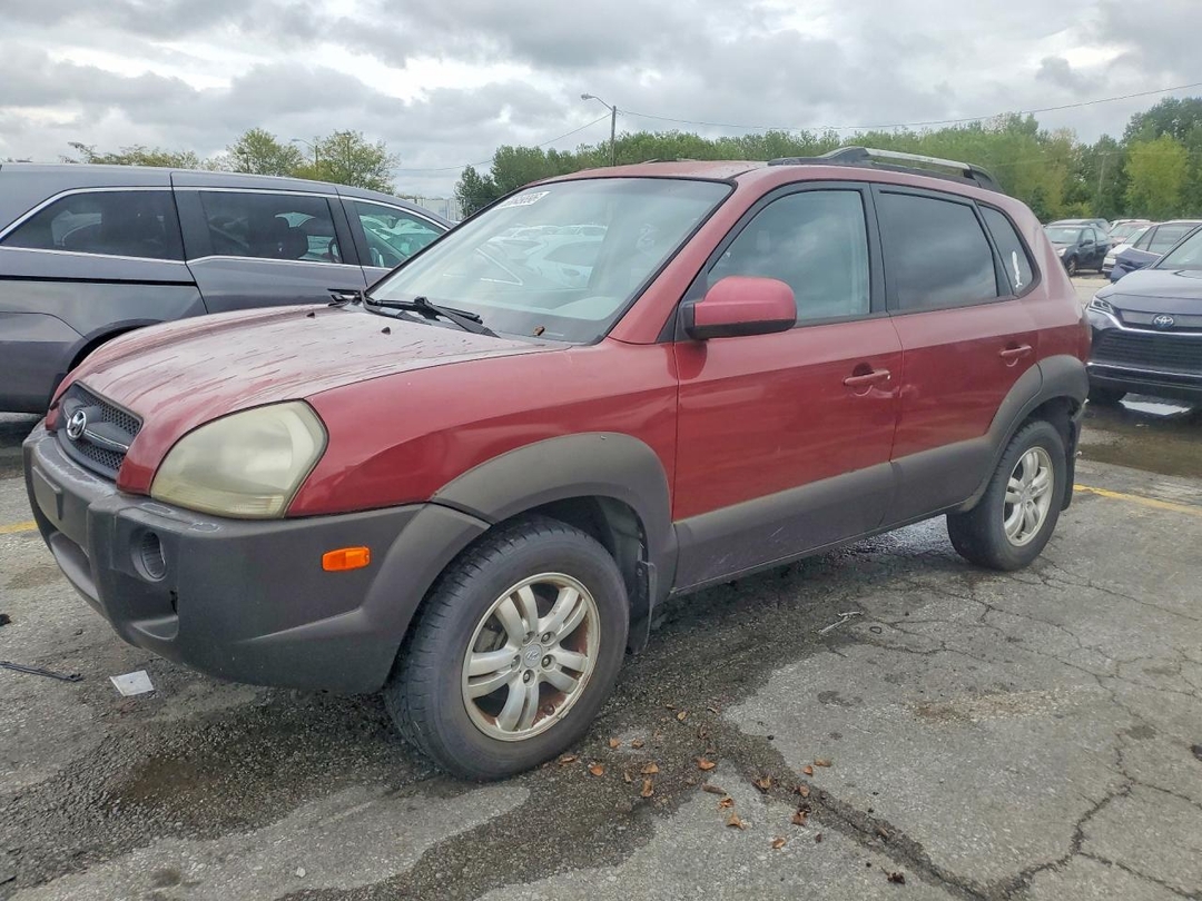 Vue de 2006 HYUNDAI TUCSON GLS, angle 1