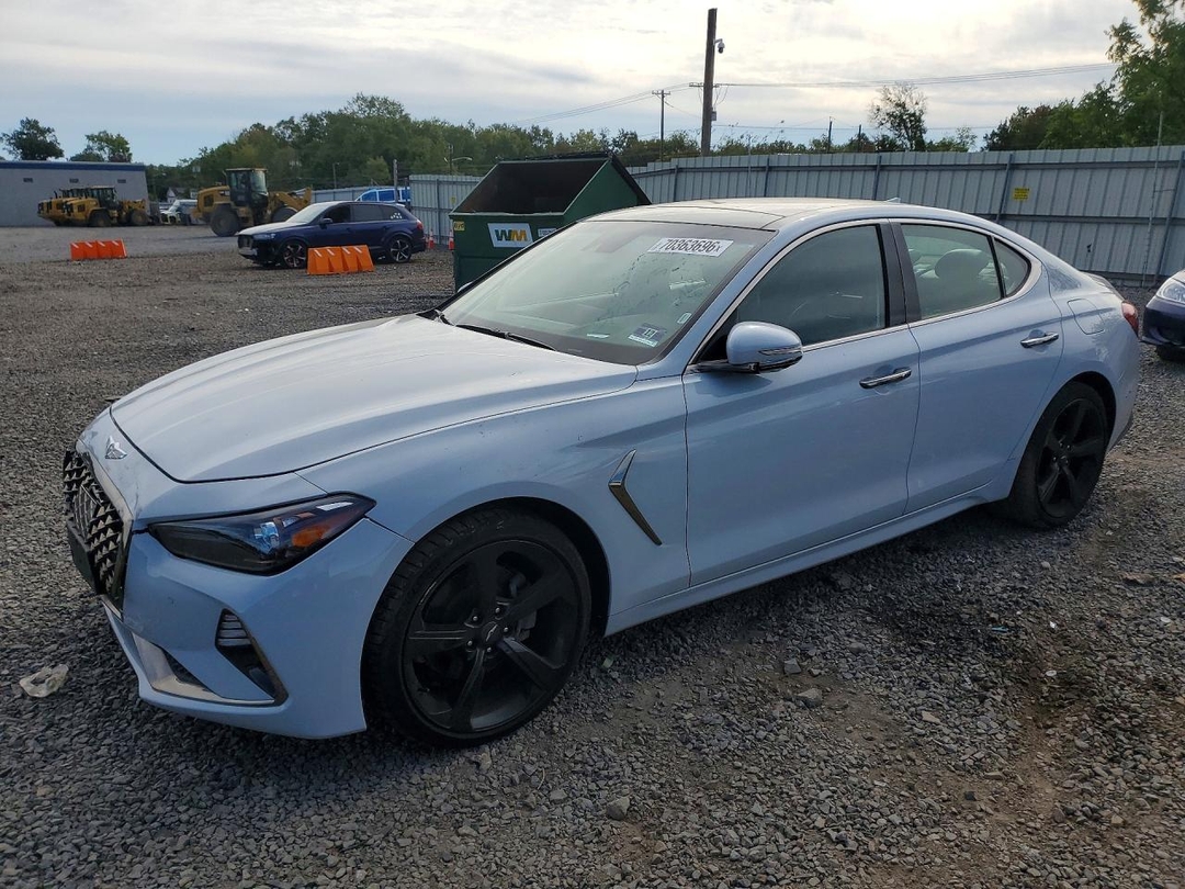 Vue de 2019 GENESIS G70 2.0T ADVANCED, angle 1