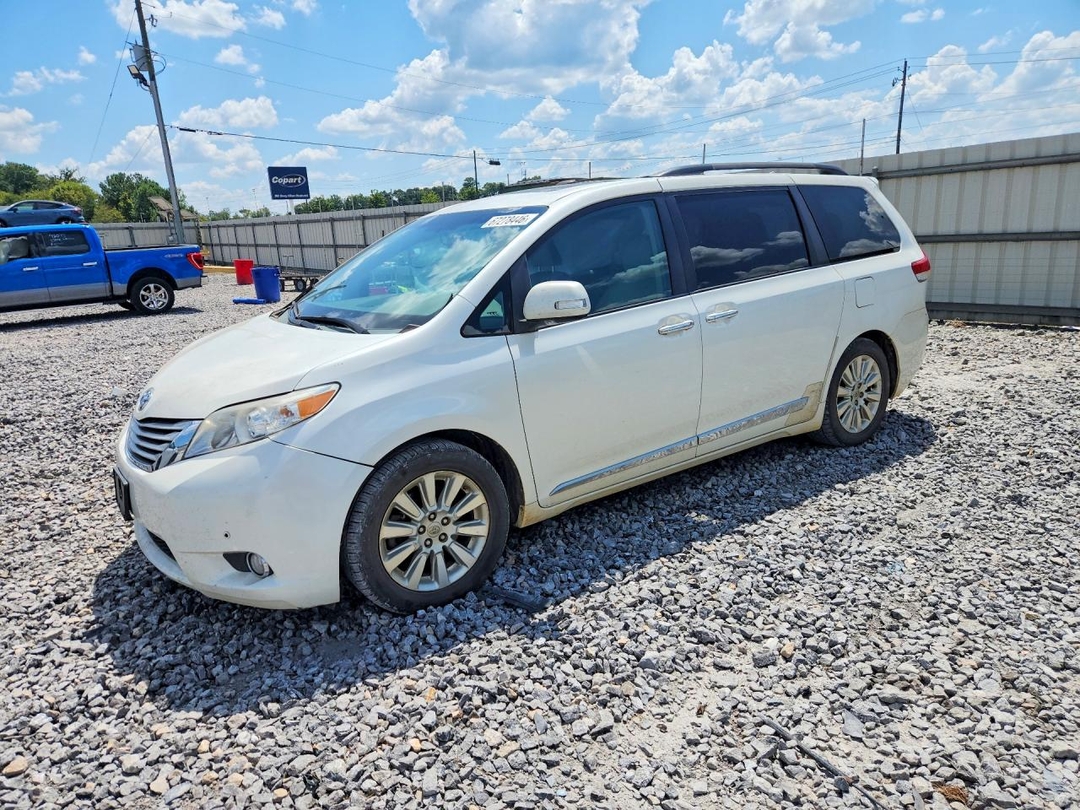 Вид 2014 TOYOTA SIENNA LIMITED 7-PASSENGER, угол 1
