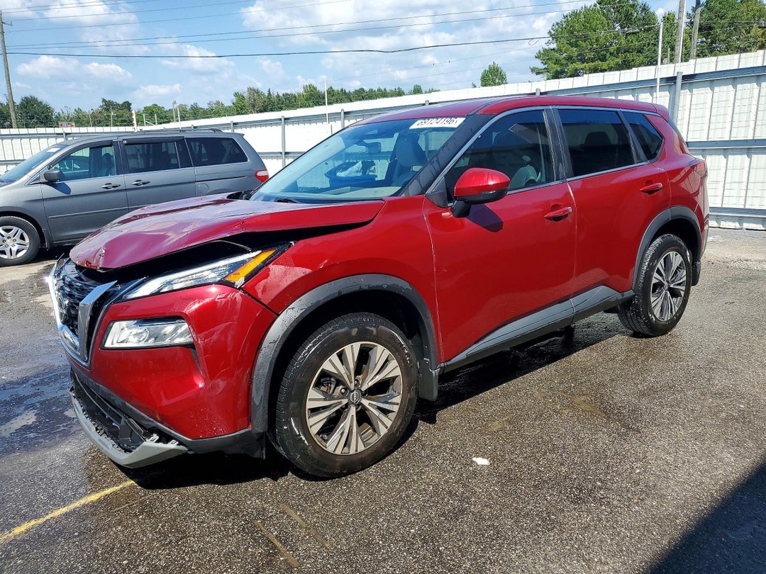 Vue de 2023 NISSAN ROGUE SV, angle 1