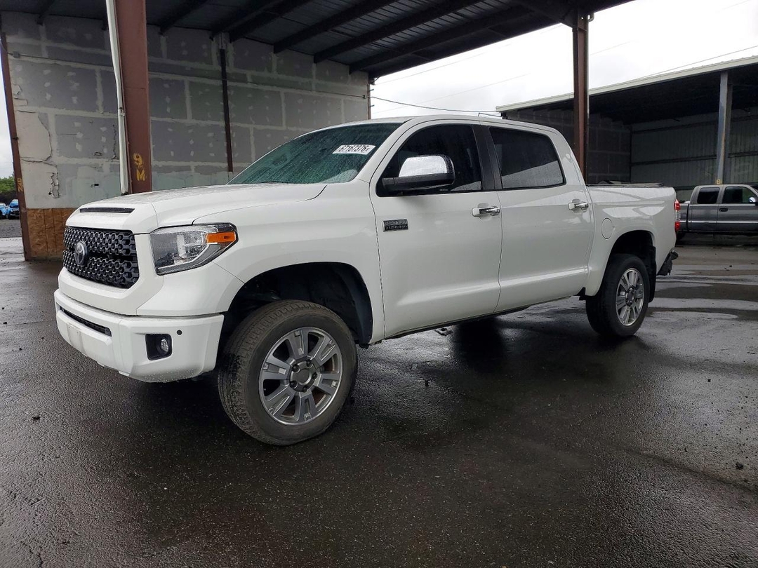 Vista de 2020 TOYOTA TUNDRA PLATINUM, ángulo 1