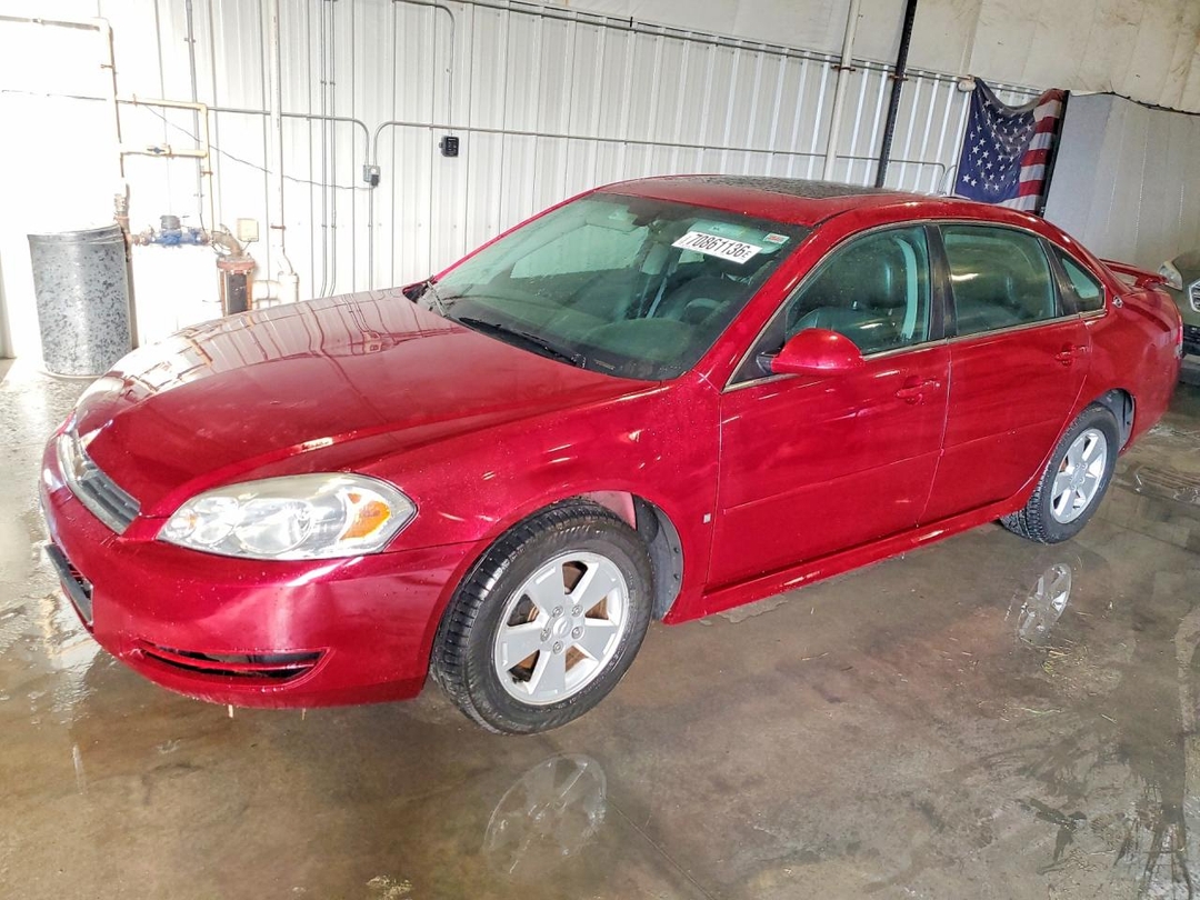 Vista de 2009 CHEVROLET IMPALA 1LT, ángulo 1