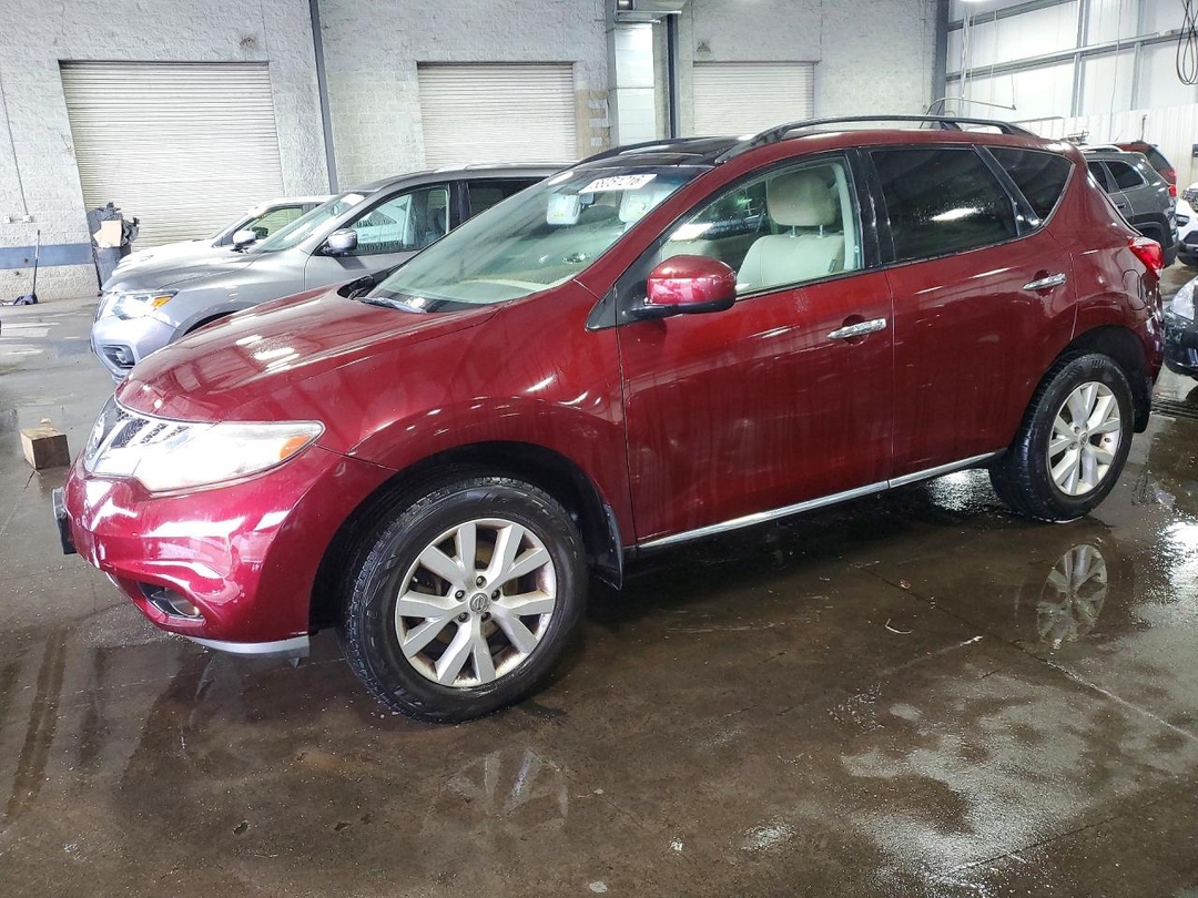 Вид 2011 NISSAN MURANO S, угол 1