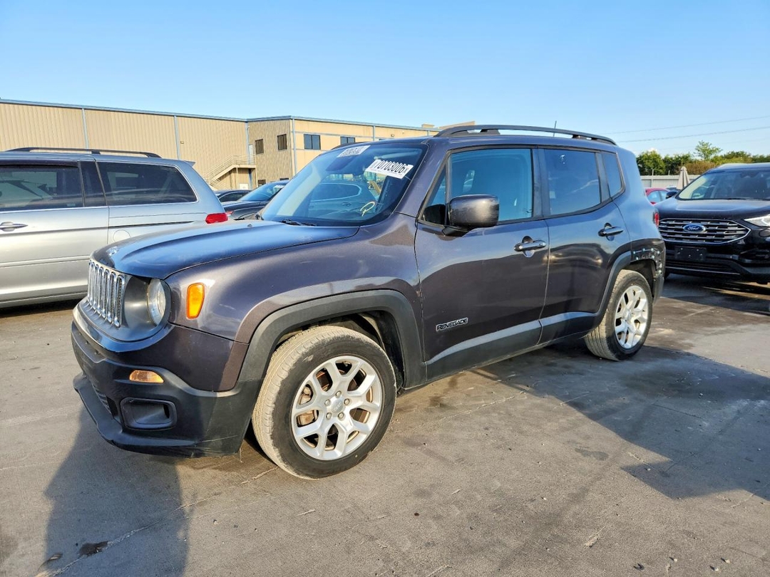 Вид 2018 JEEP RENEGADE LATITUDE, угол 1