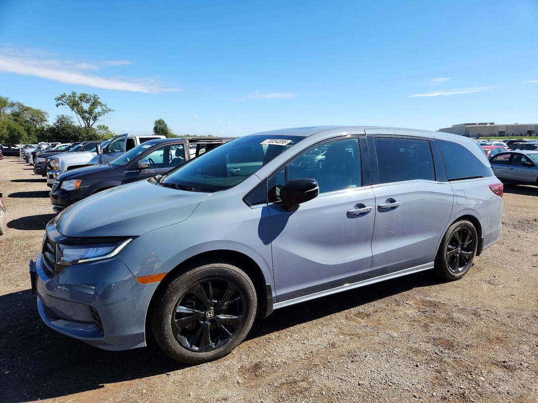 Вид 2023 HONDA ODYSSEY SPORT-L, угол 1