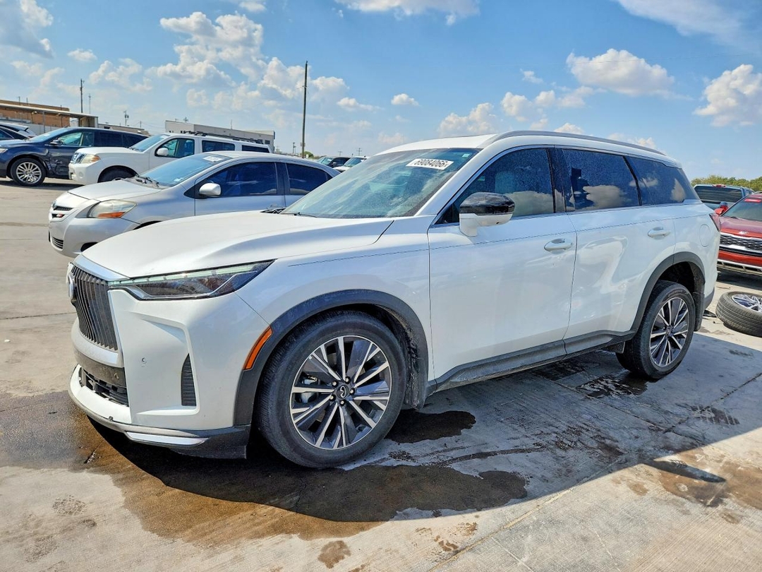 Vista de 2027 INFINITI QX60 LUXE, ángulo 1