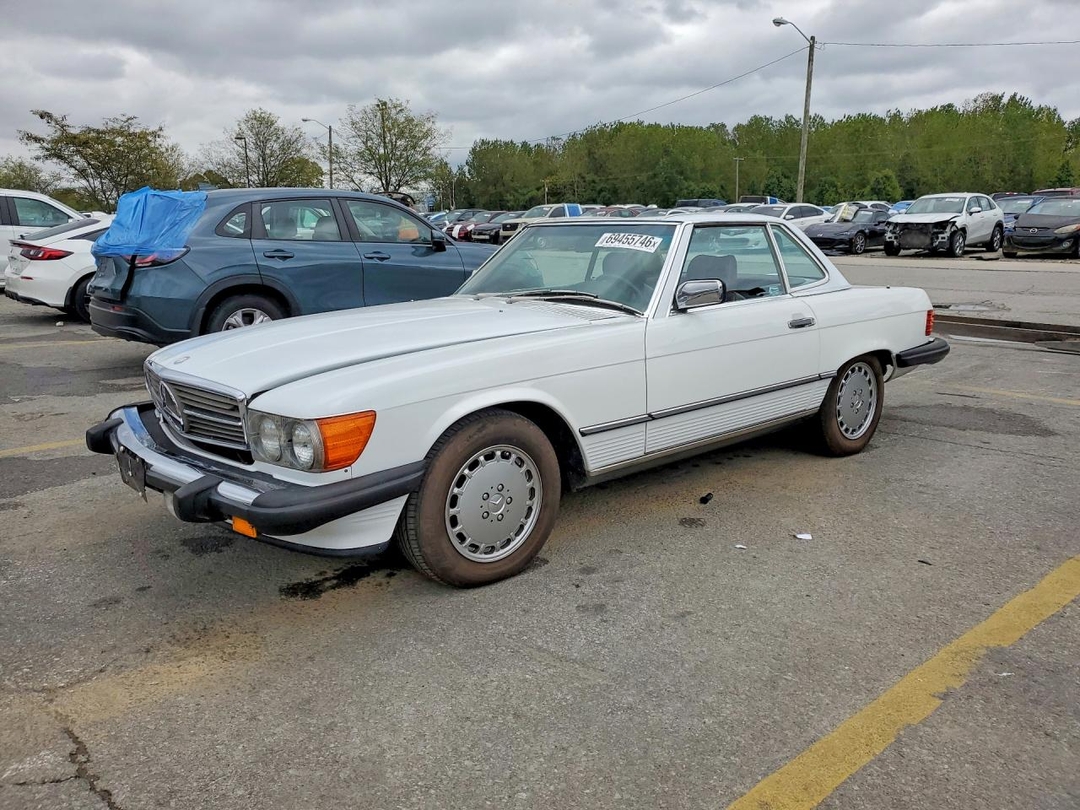 منظر 1986 MERCEDES-BENZ 560 SL، زاوية 1