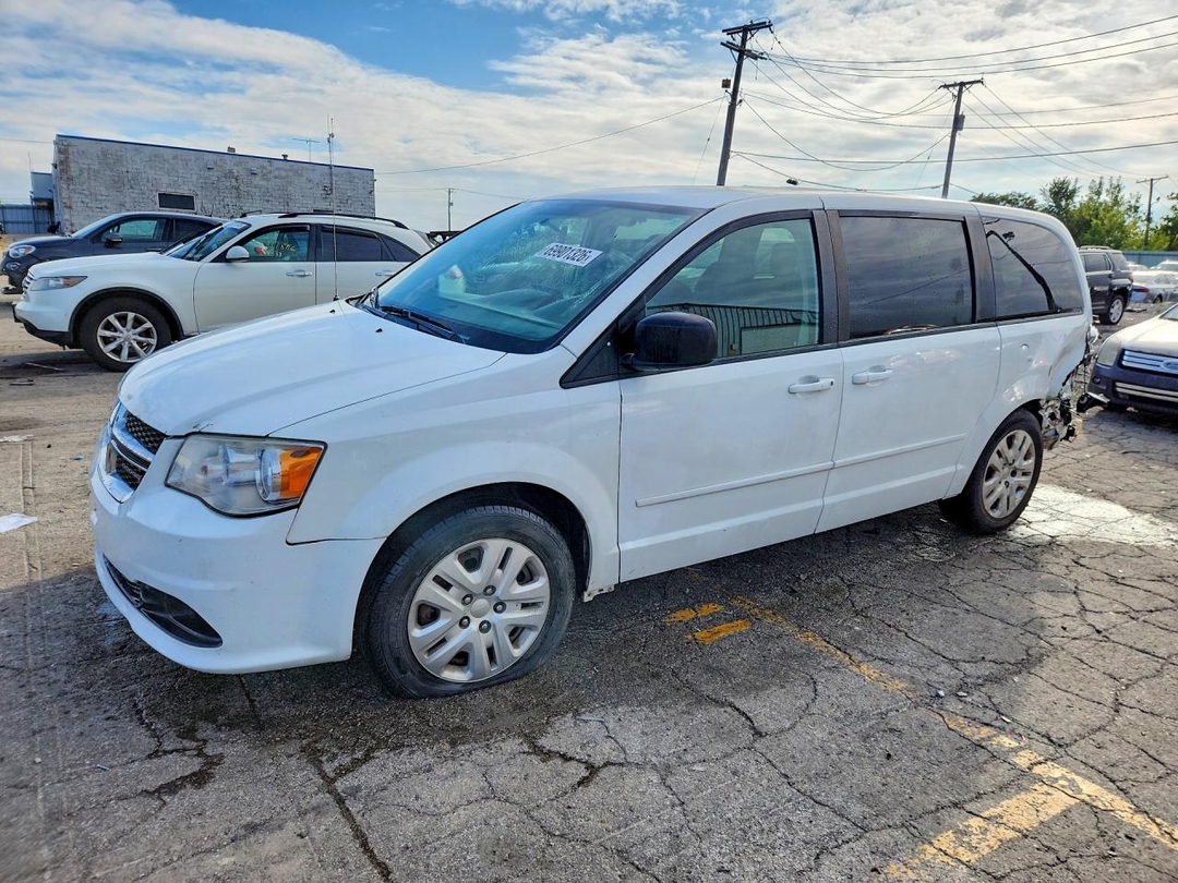 Vue de 2017 DODGE GRAND CARAVAN SE, angle 1