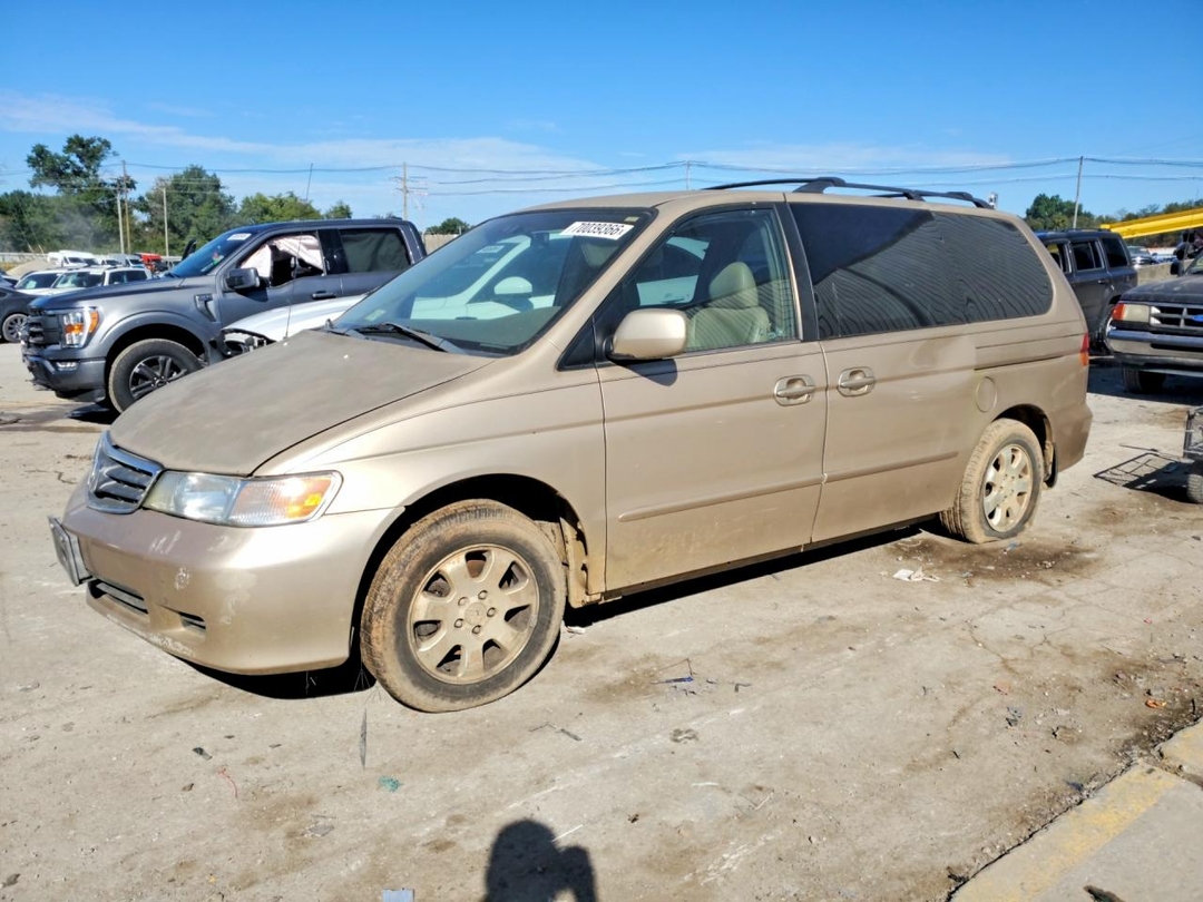 Вид 2002 HONDA ODYSSEY EXL, угол 1