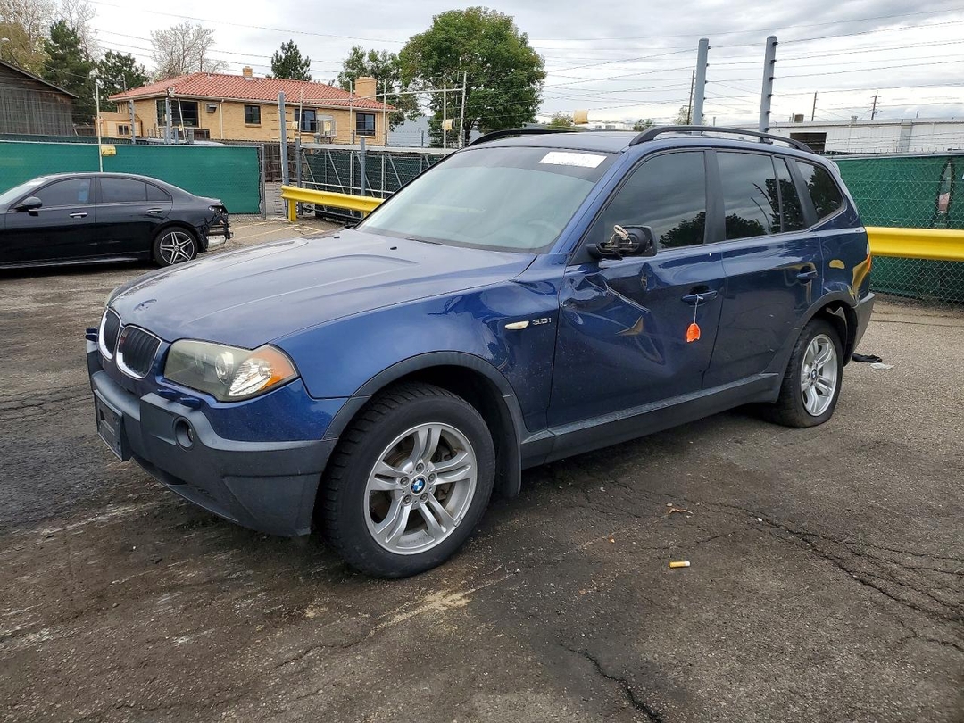 منظر 2005 BMW X3 3.0I، زاوية 1