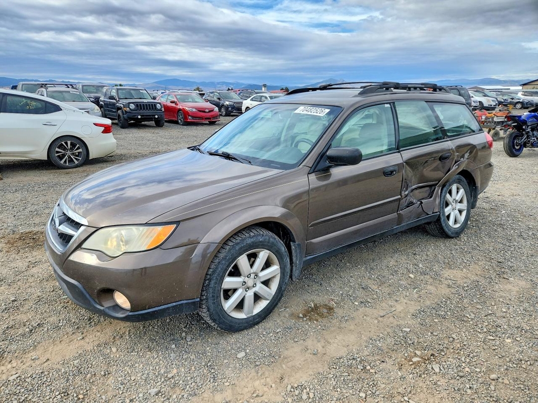 Vue de 2008 SUBARU OUTBACK 2.5I, angle 1
