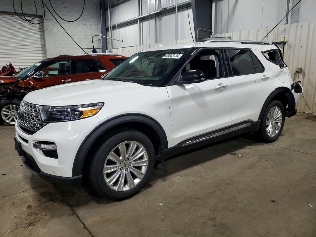 Вид 2020 FORD EXPLORER LIMITED, угол 1