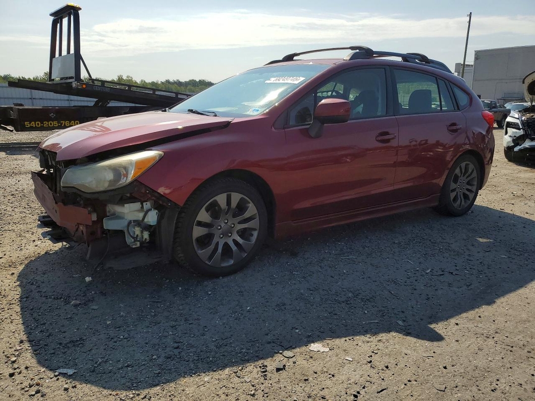 Vue de 2013 SUBARU IMPREZA SPORT PREMIUM, angle 1