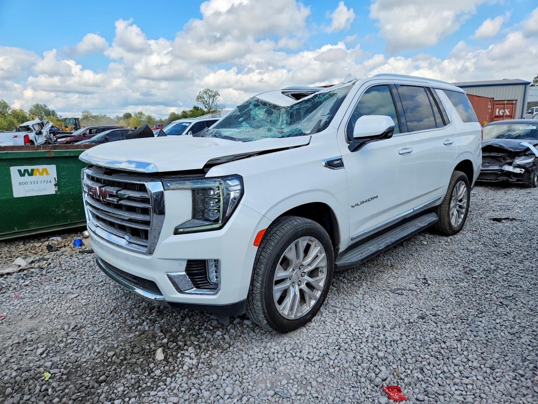 Vedere 2021 GMC YUKON SLT, unghi 1
