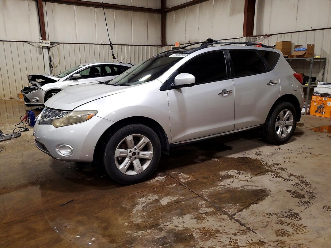 Вид 2009 NISSAN MURANO S, угол 1