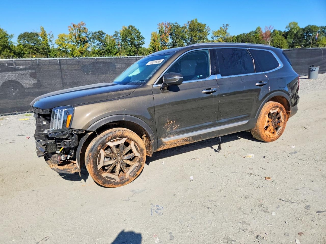 Vue de 2024 KIA TELLURIDE S, angle 1