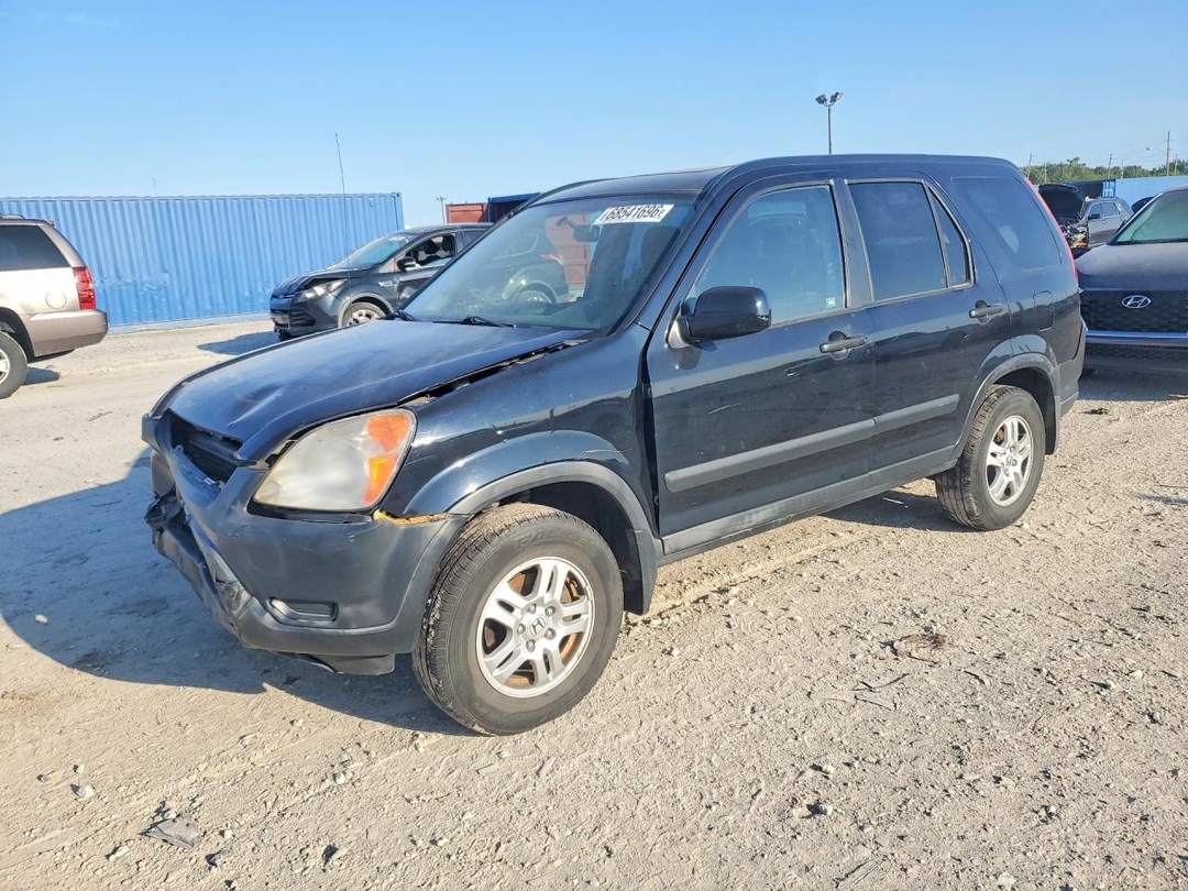 Вид 2004 HONDA CR-V EX, угол 1