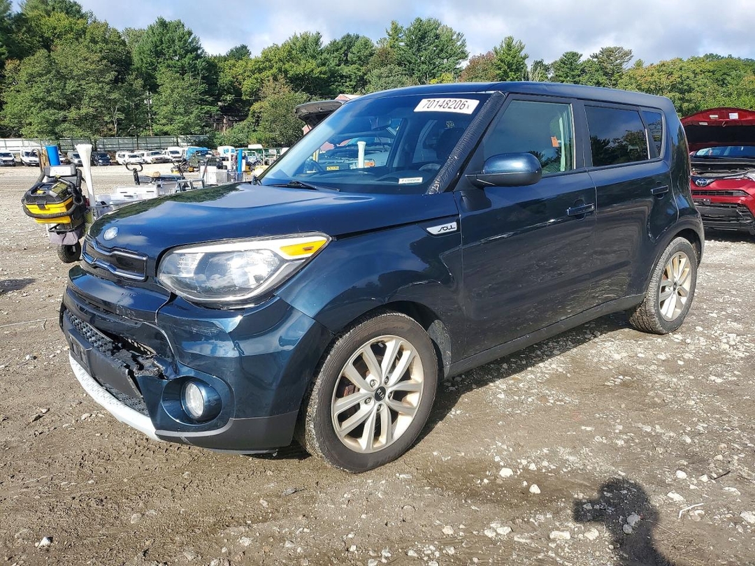Vue de 2019 KIA SOUL +, angle 1