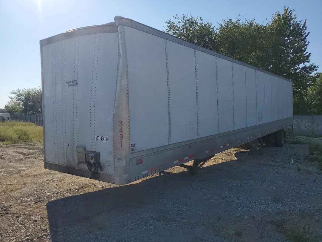Vista de 2008 WABASH DVHDHPC DRY VAN TRAILER, ángulo 1