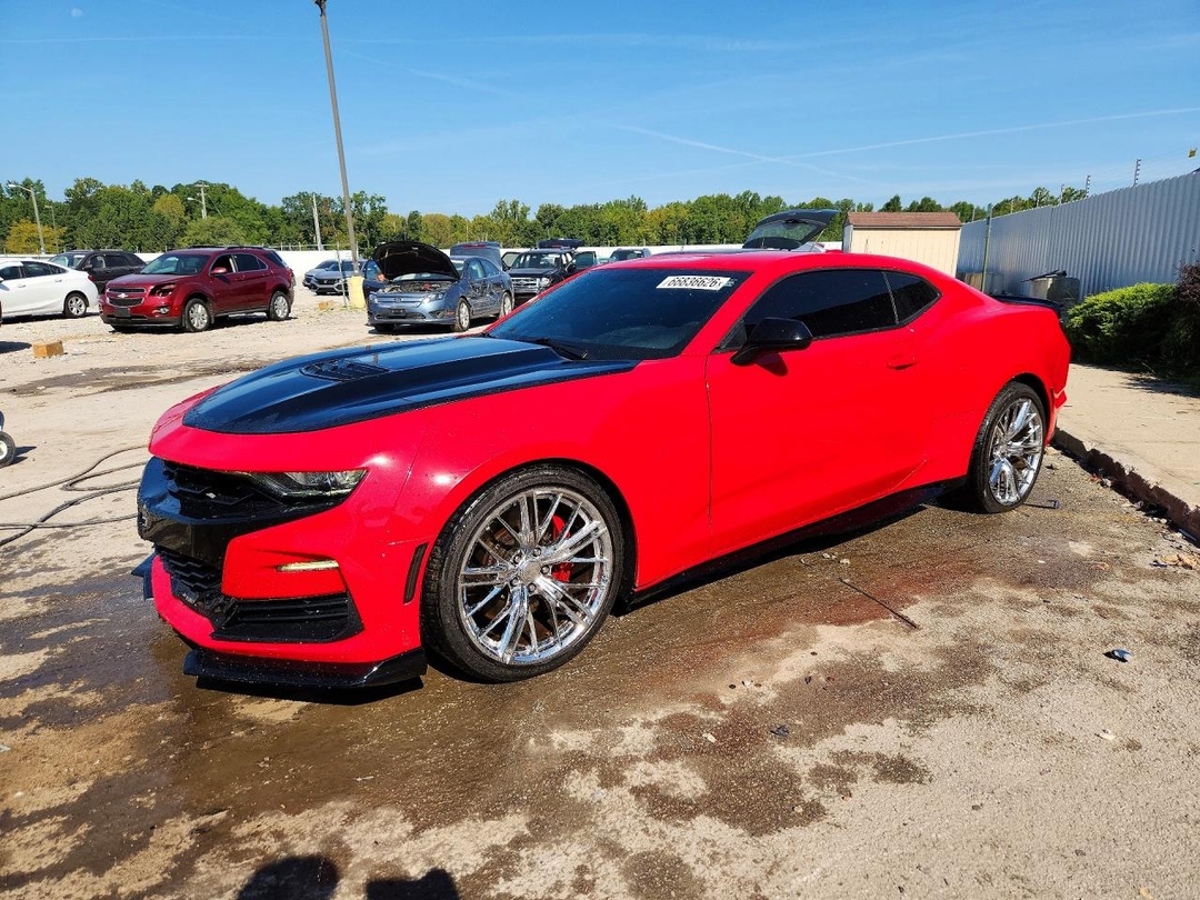 Вид 2019 CHEVROLET CAMARO SS, угол 1