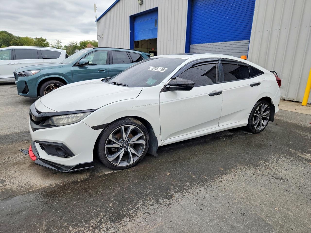 Vue de 2019 HONDA CIVIC TOURING, angle 1