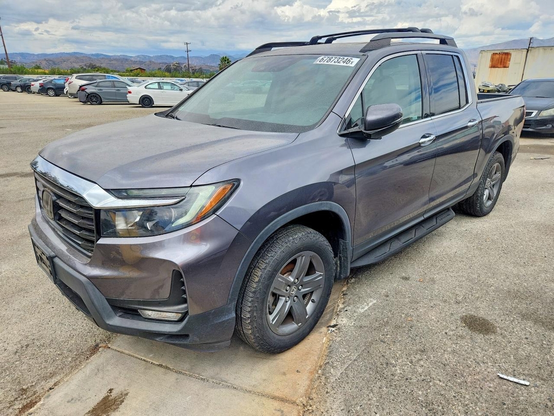 Vista de 2022 HONDA RIDGELINE, ángulo 1