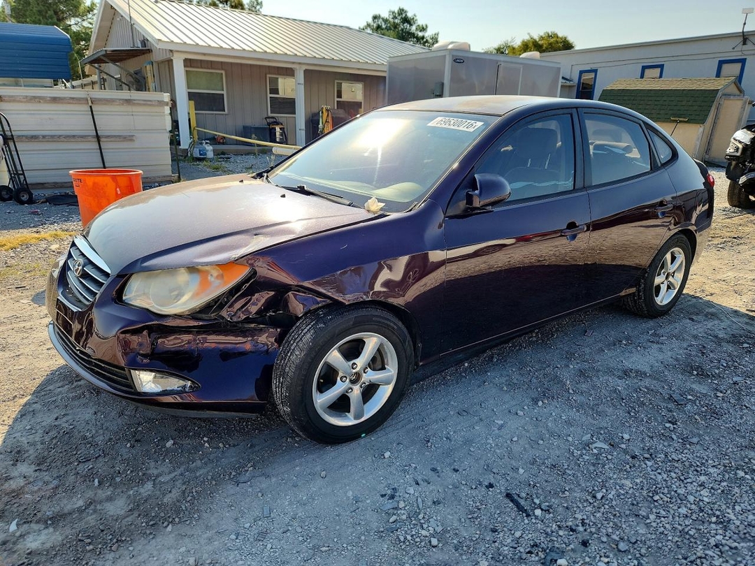 Вид 2007 HYUNDAI ELANTRA GLS, угол 1