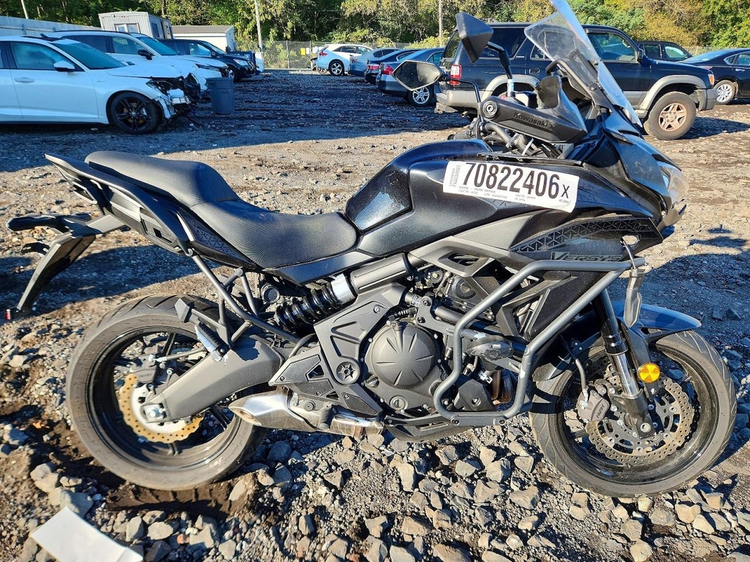 Vue de 2023 KAWASAKI KLE650 F, angle 1