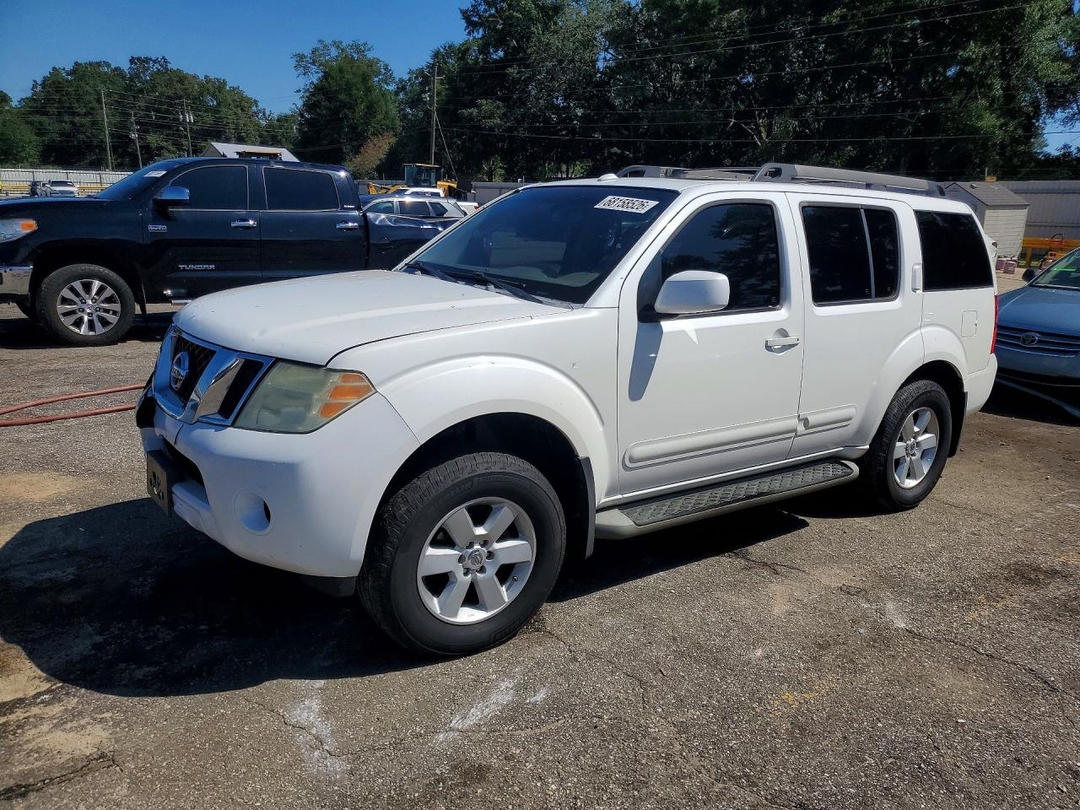 Вид 2008 NISSAN PATHFINDER S, угол 1
