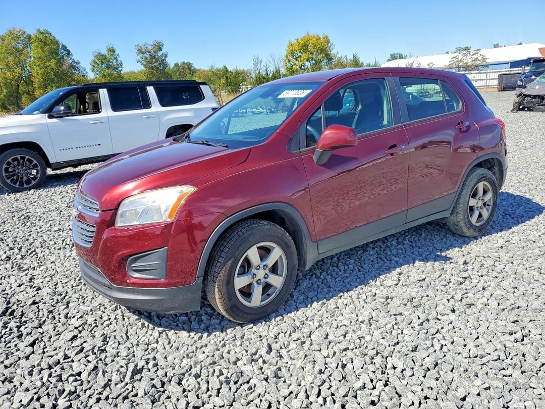 Vue de 2016 CHEVROLET TRAX LS, angle 1
