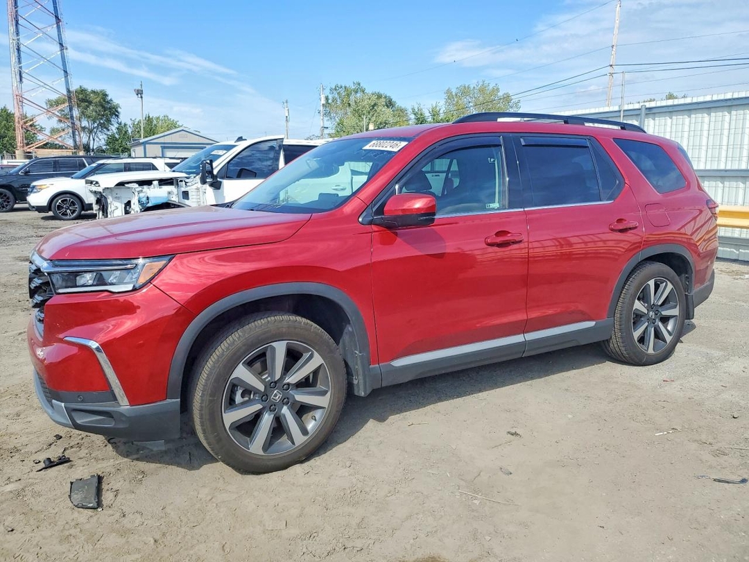 Вид 2025 HONDA PILOT TOURING, угол 1