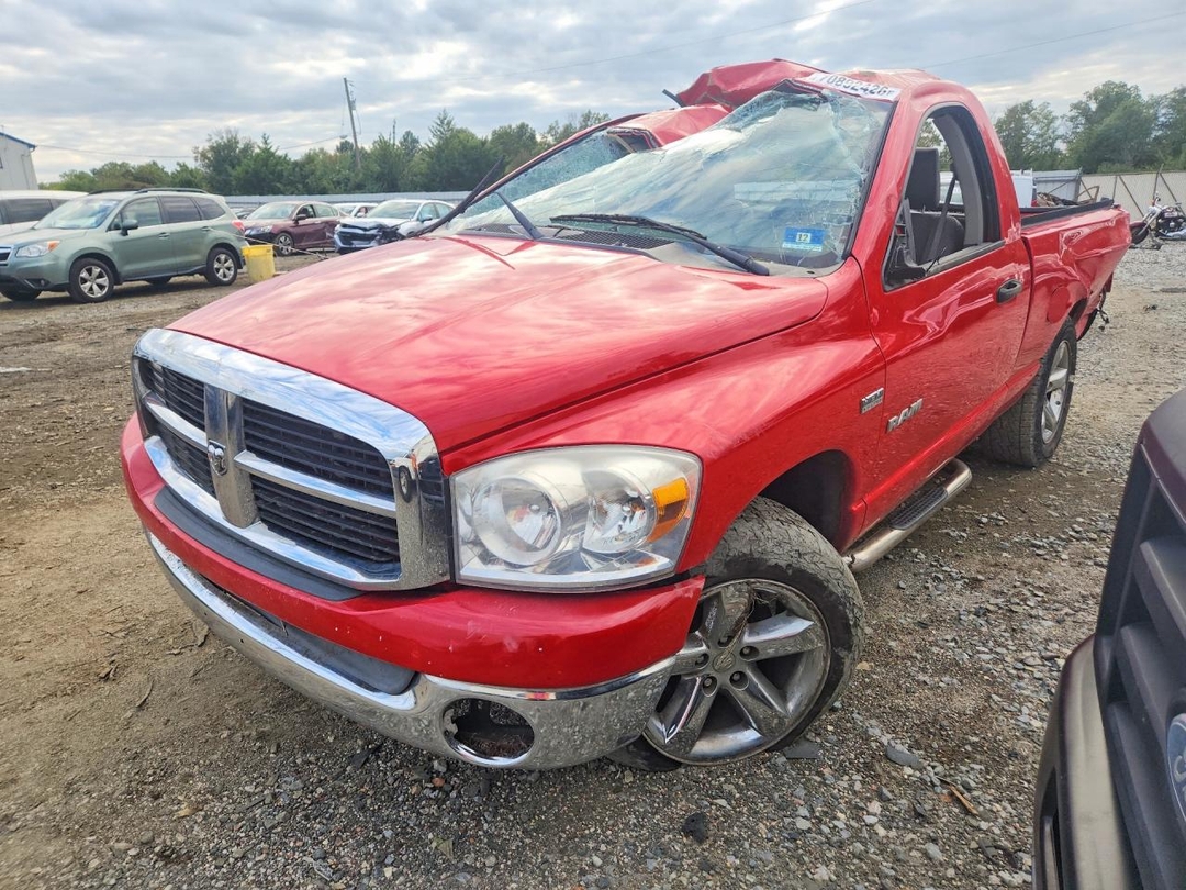 Vue de 2008 DODGE RAM 1500 ST, angle 1