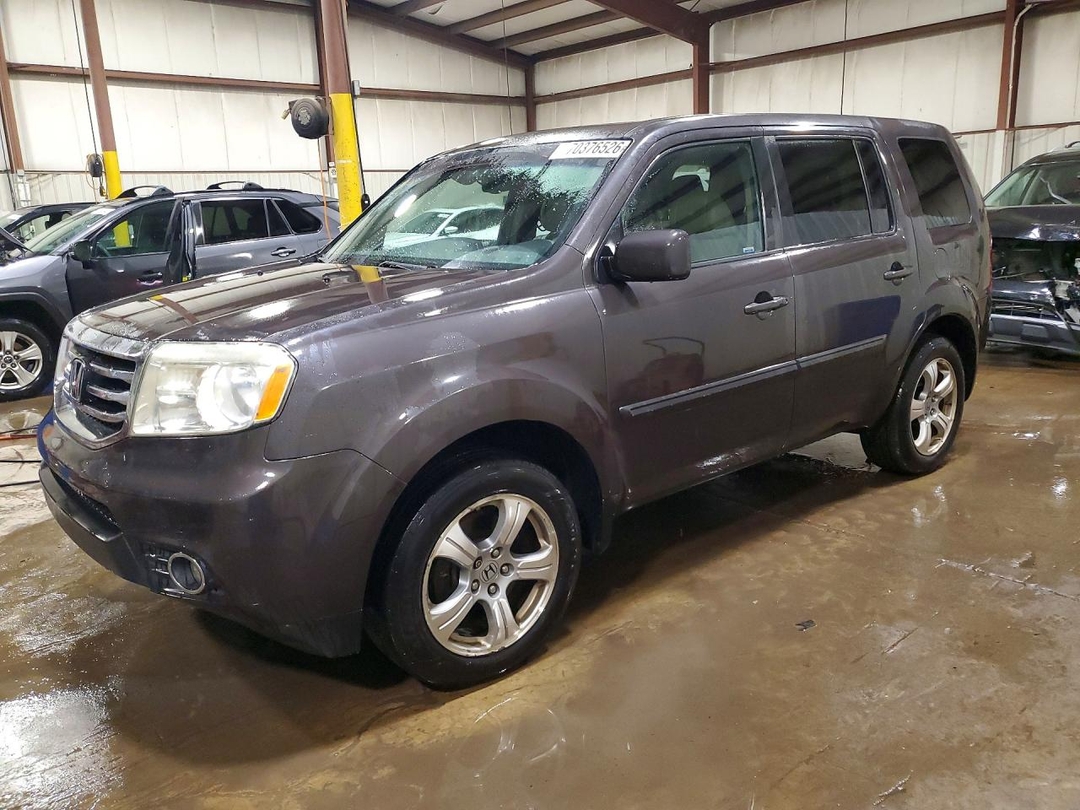 Vista de 2013 HONDA PILOT EXL, ángulo 1
