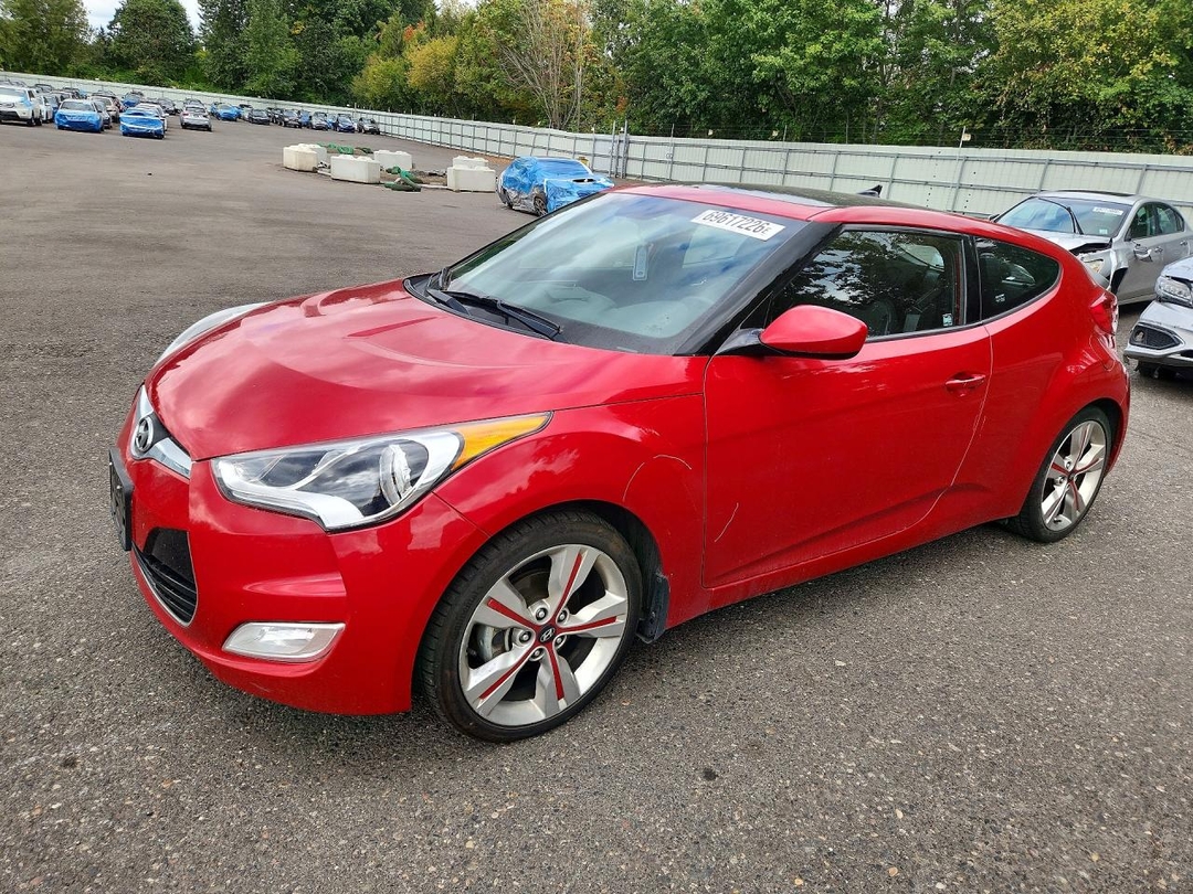 منظر 2016 HYUNDAI VELOSTER BASE، زاوية 1
