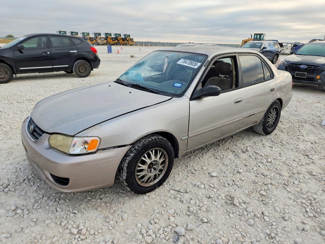 Vue de 2002 TOYOTA COROLLA LE, angle 1